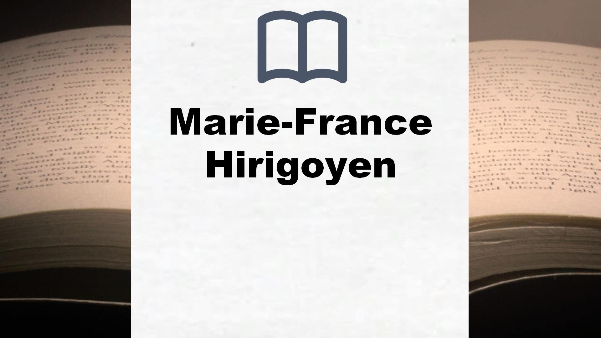 Libros Marie-France Hirigoyen