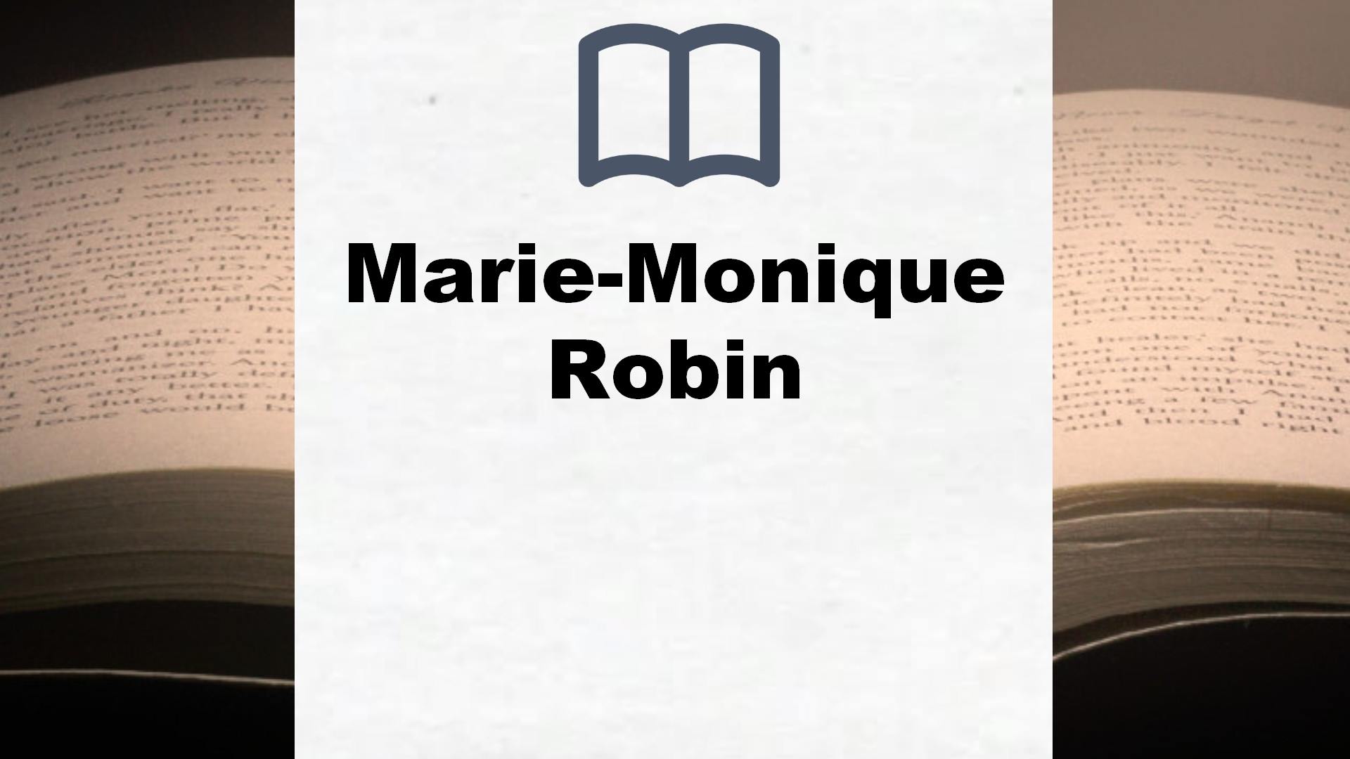 Libros Marie-Monique Robin