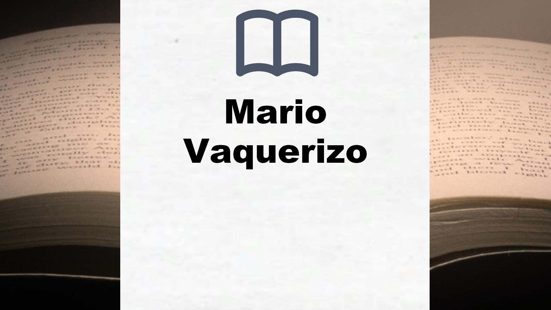 Libros Mario Vaquerizo