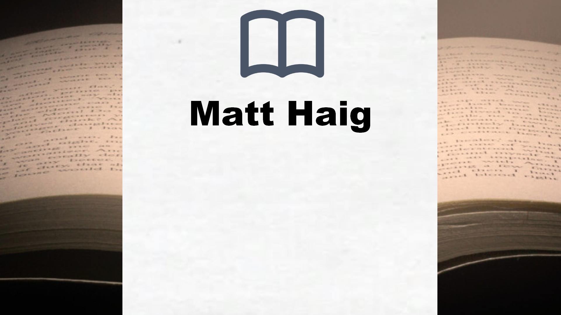 Libros Matt Haig