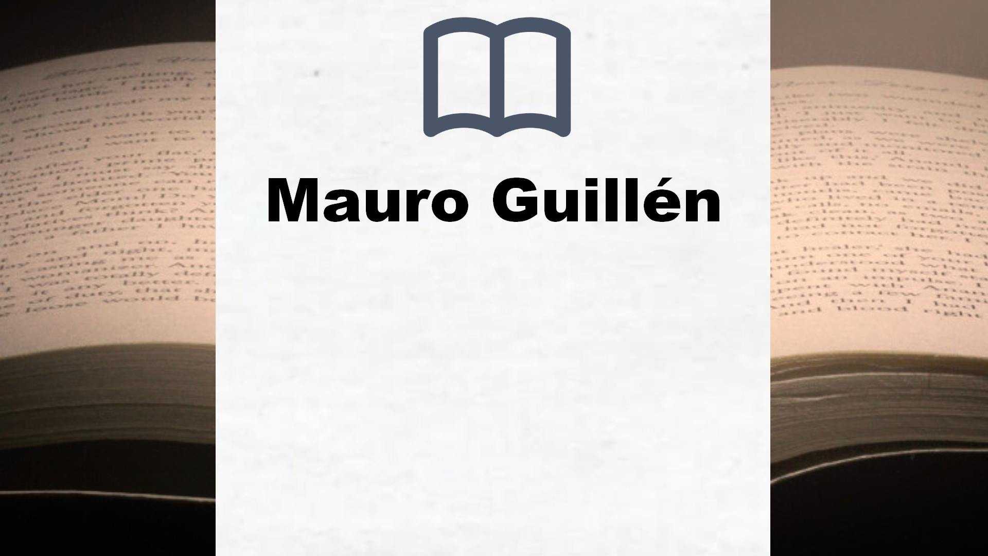 Libros Mauro Guillén