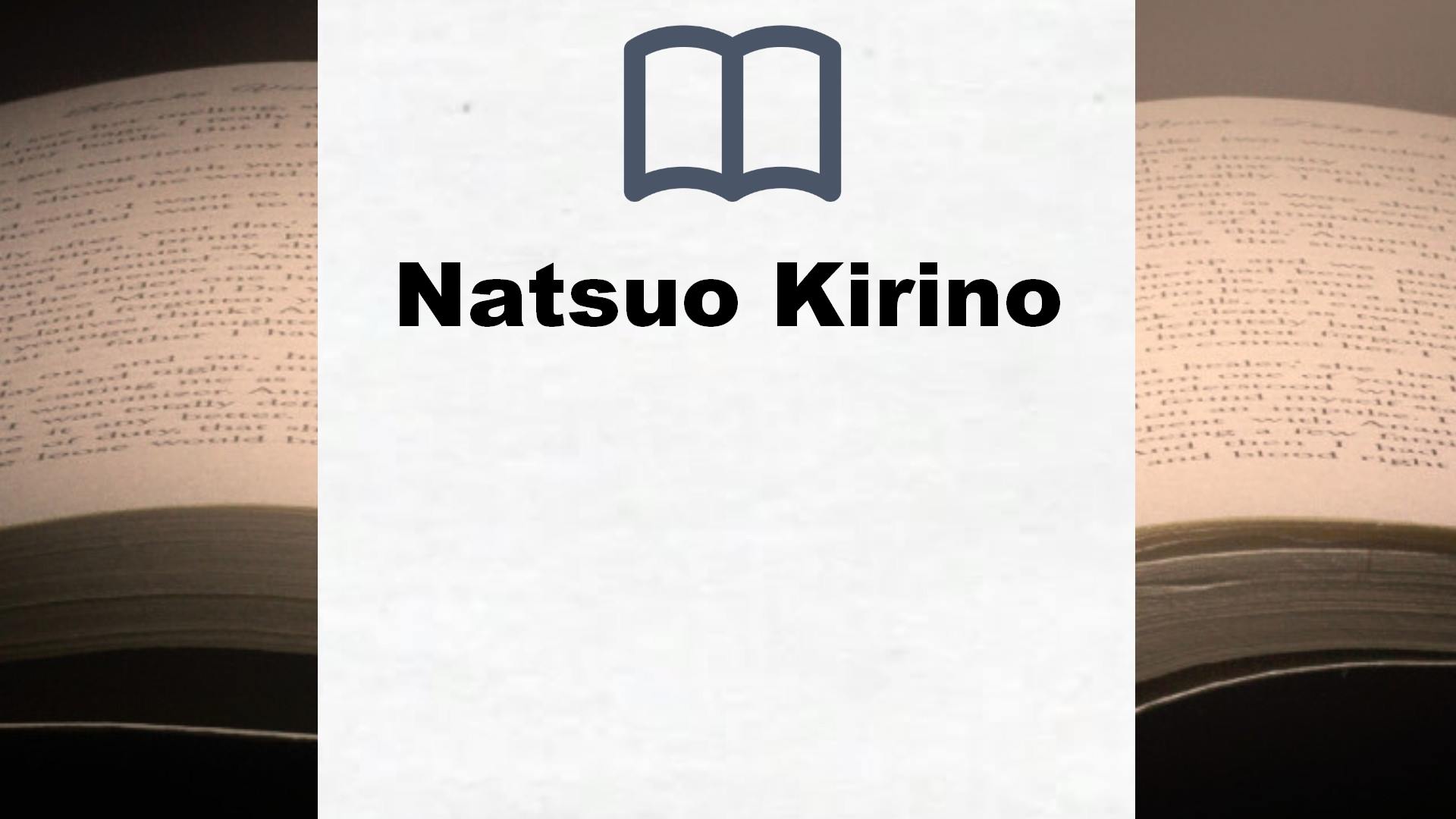 Libros Natsuo Kirino