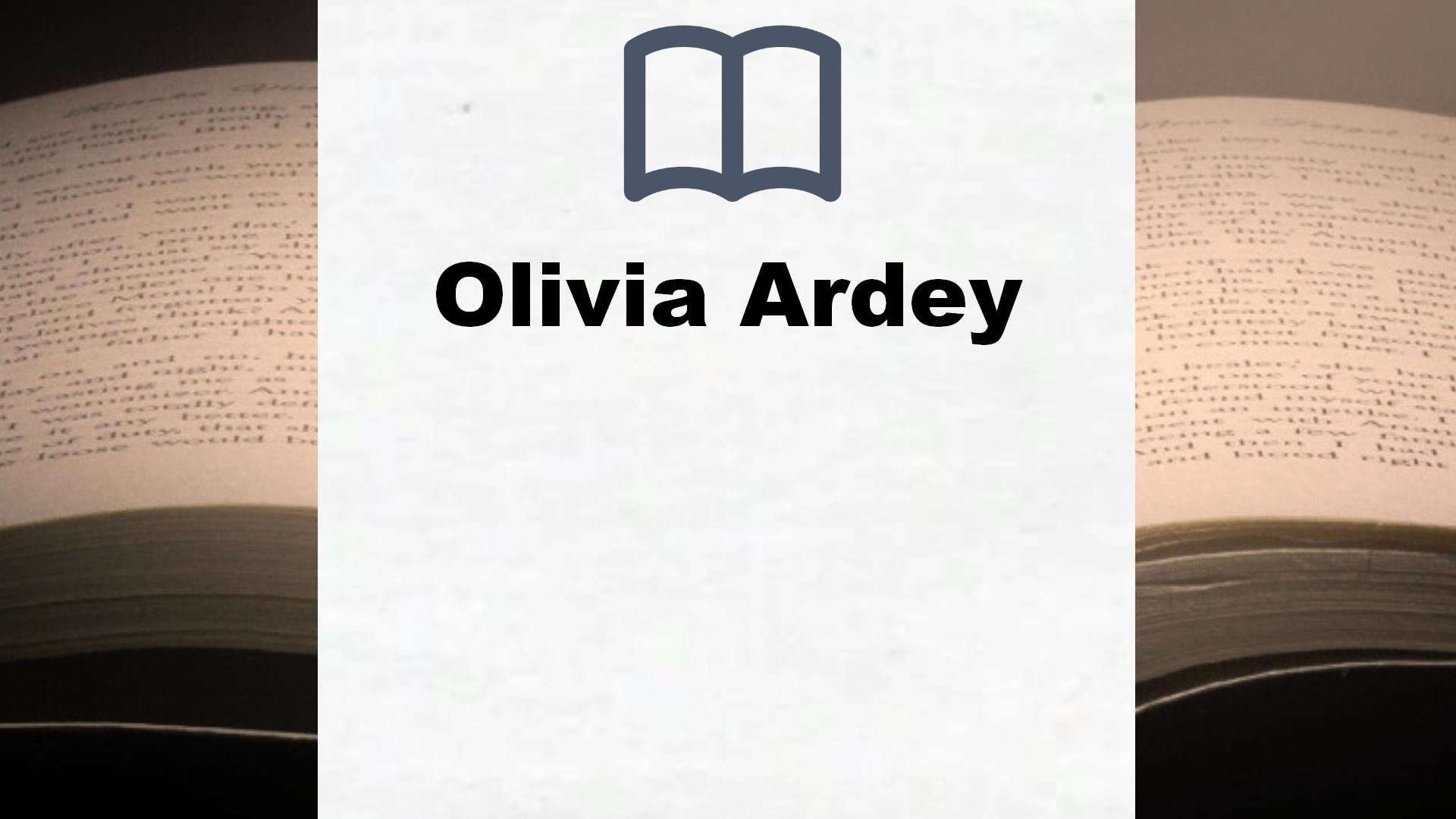 Libros Olivia Ardey
