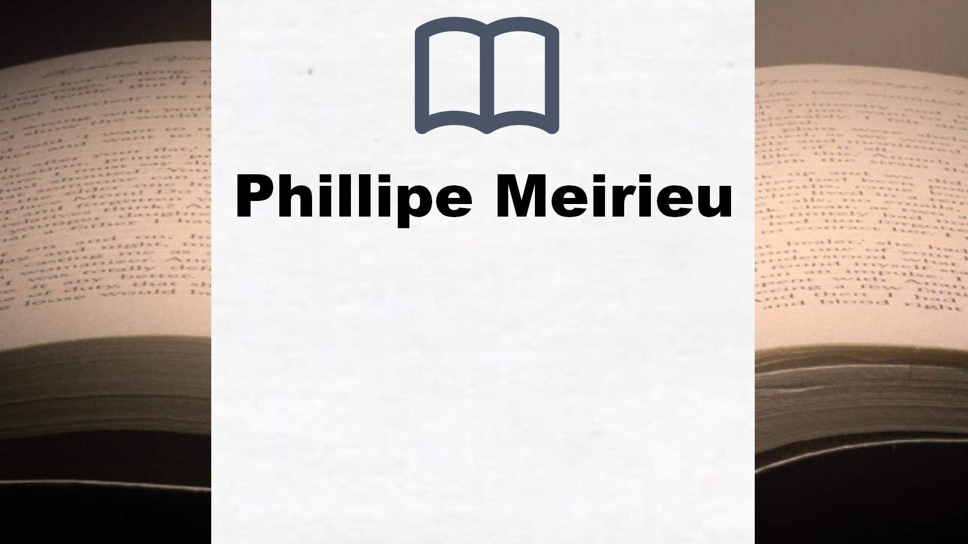 Libros Phillipe Meirieu