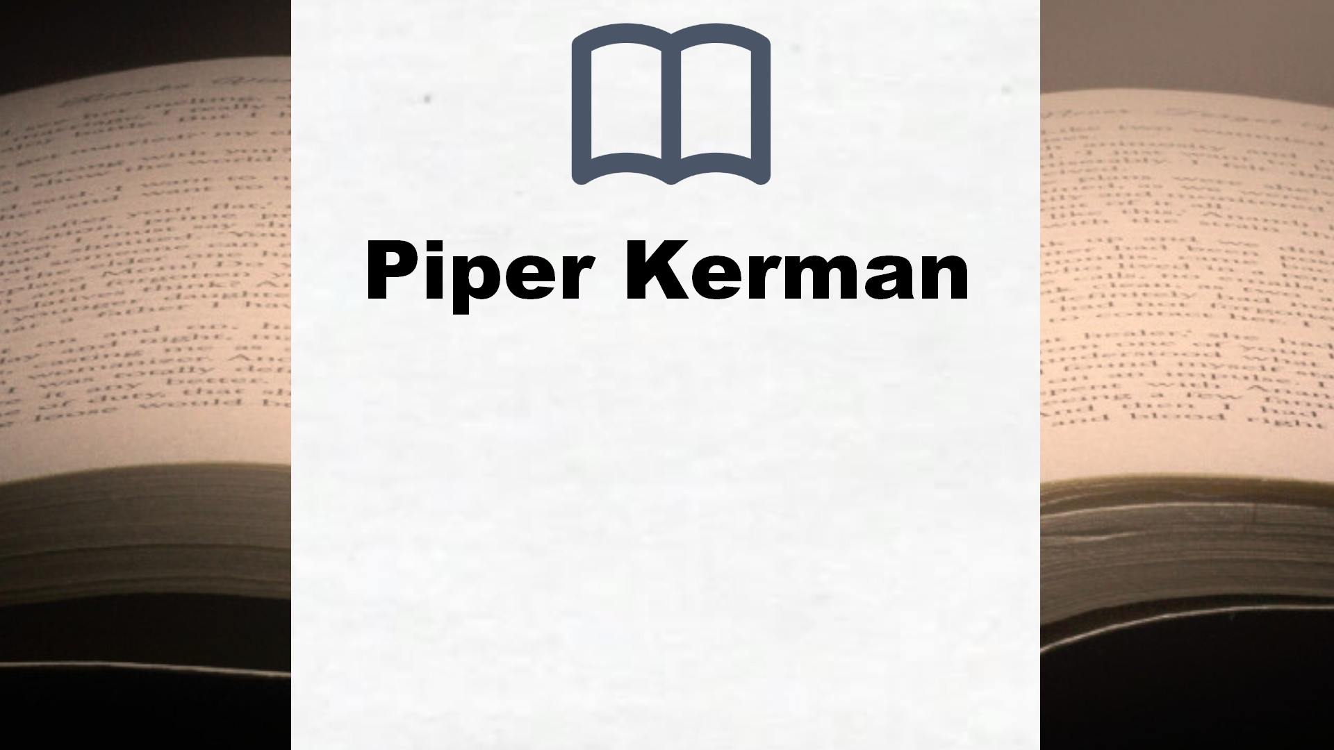 Libros Piper Kerman