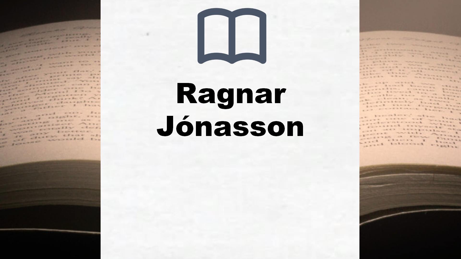 Libros Ragnar Jónasson