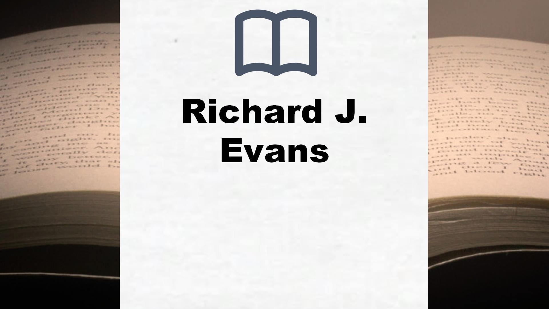 Libros Richard J. Evans