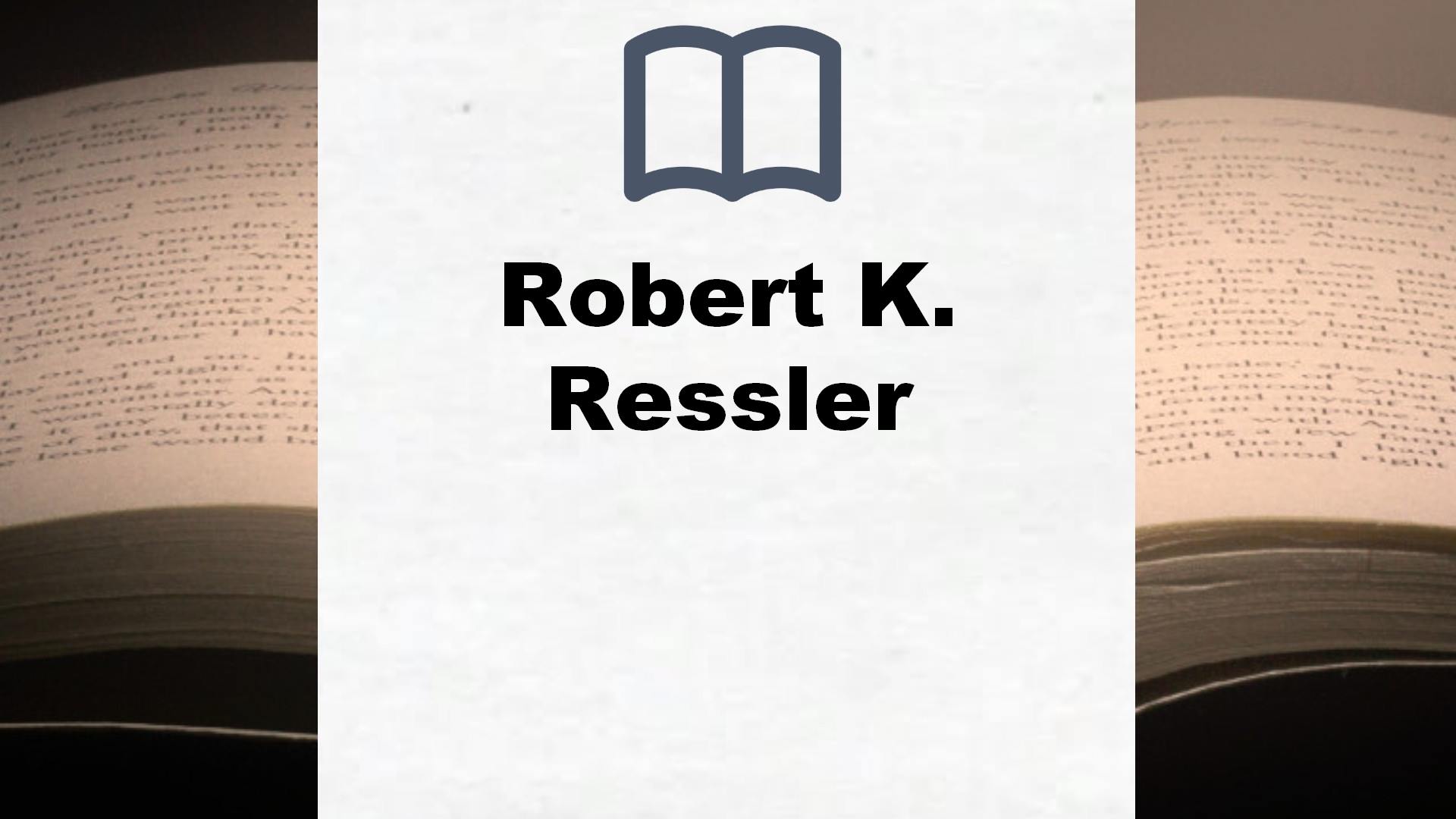 Libros Robert K. Ressler