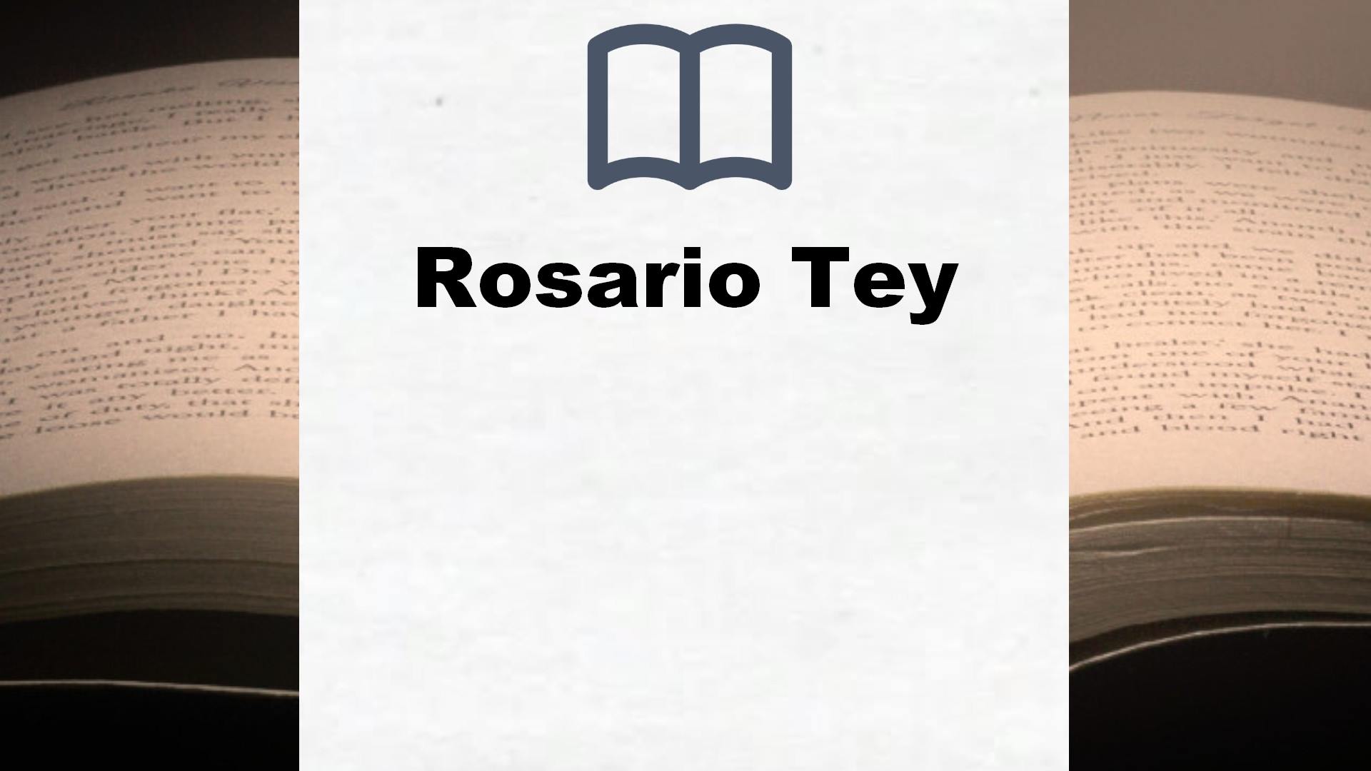 Libros Rosario Tey