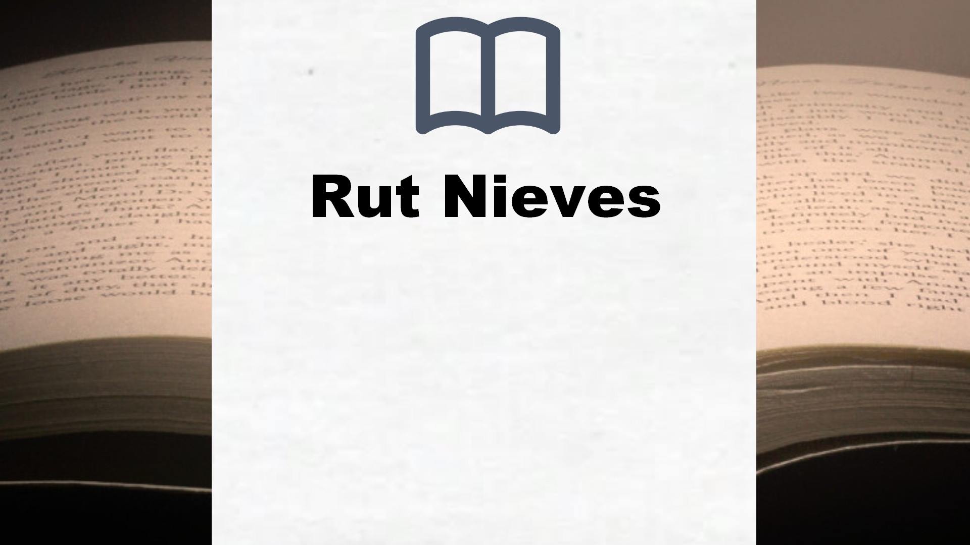 Libros Rut Nieves