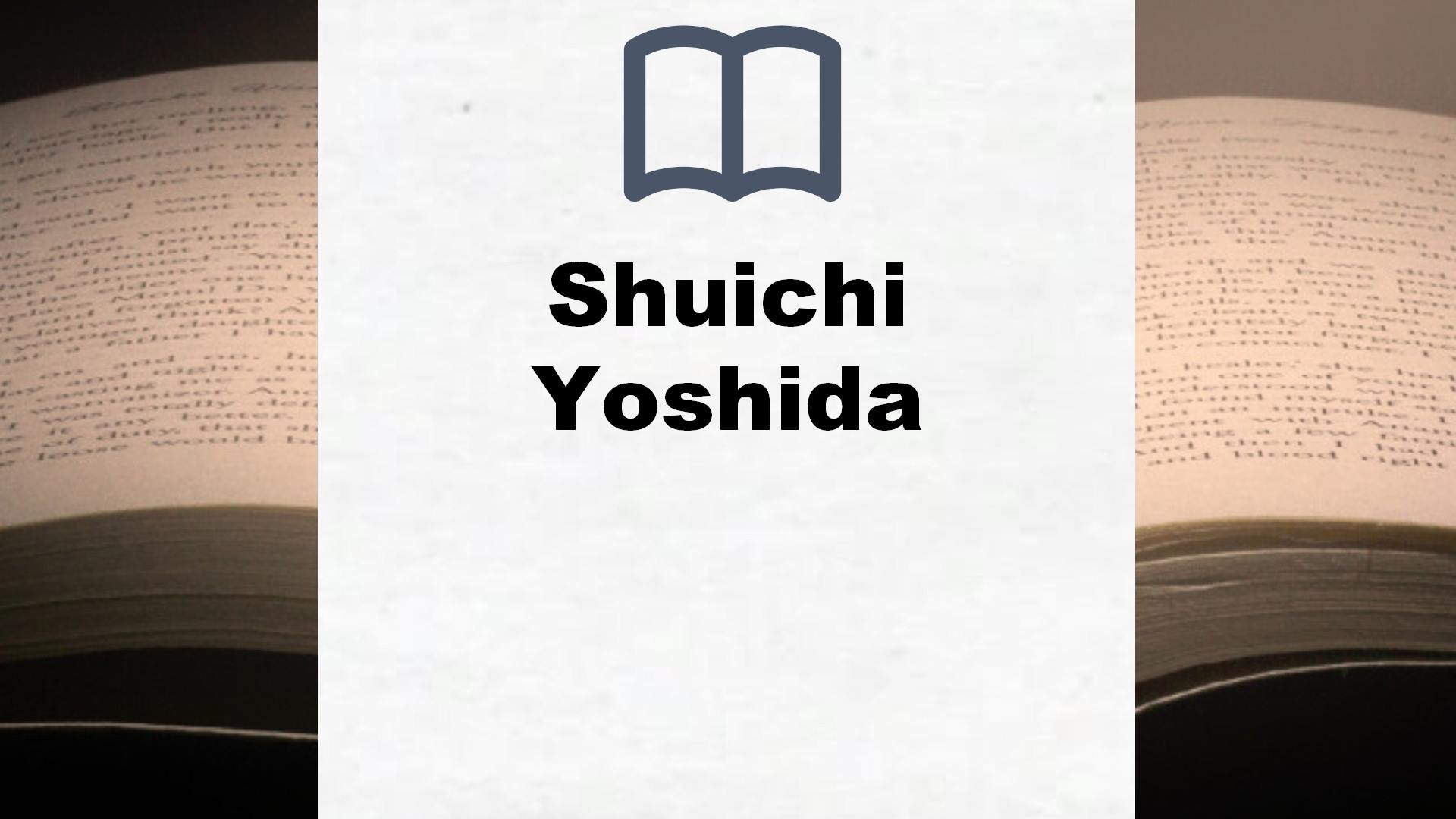 Libros Shuichi Yoshida
