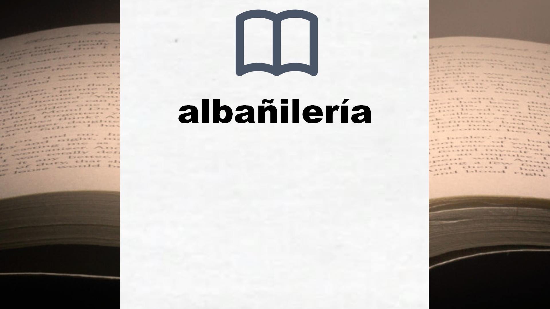 Libros sobre albañilería
