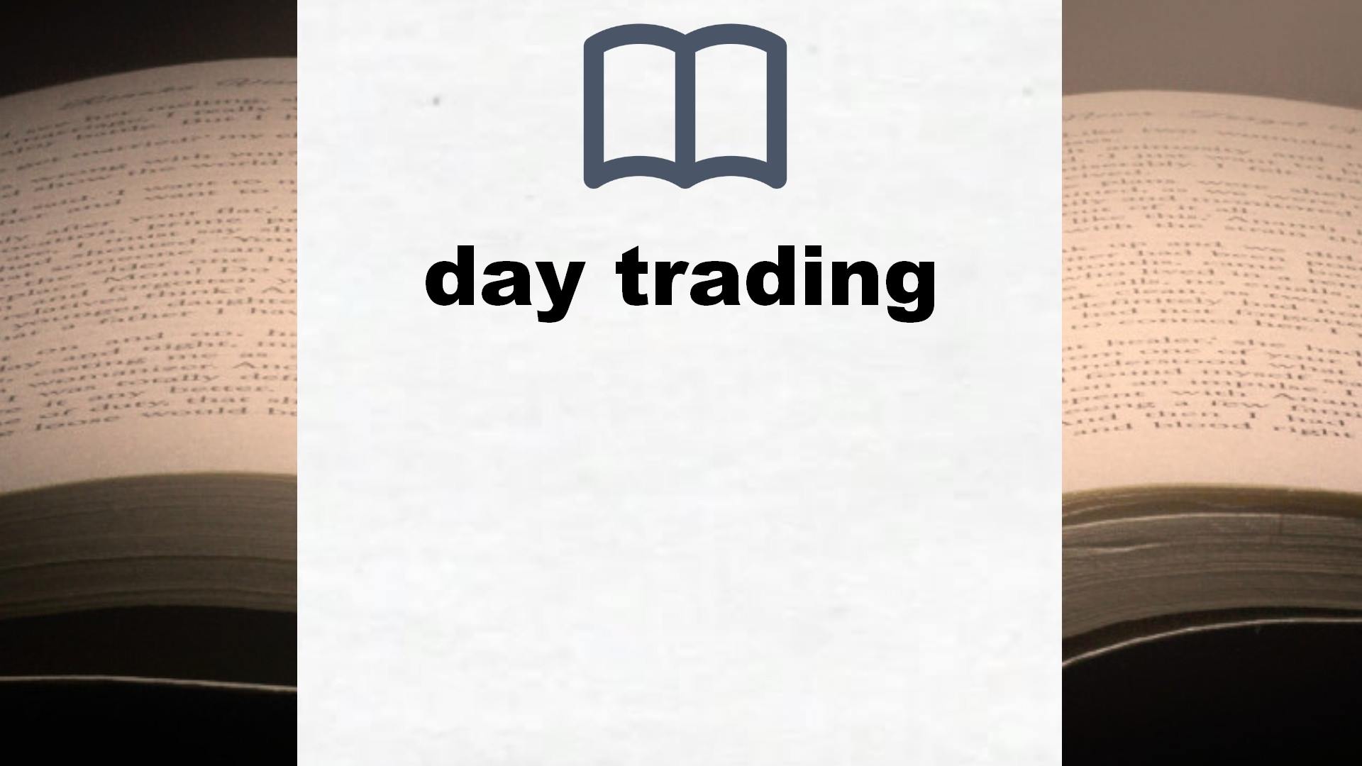 Libros sobre day trading