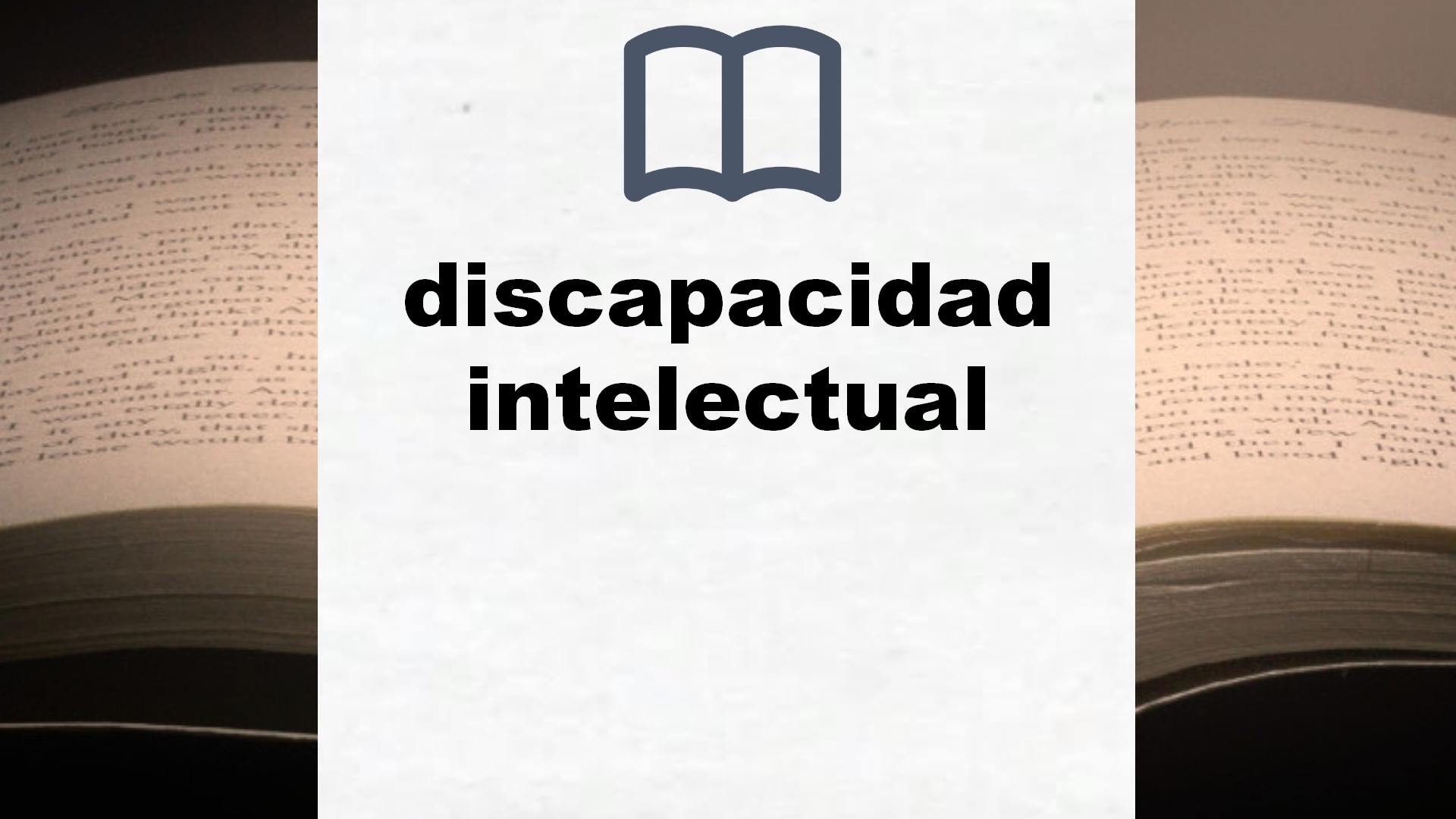 Libros sobre discapacidad intelectual