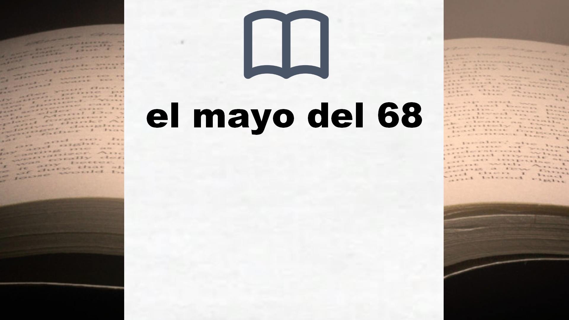 Libros sobre el mayo del 68