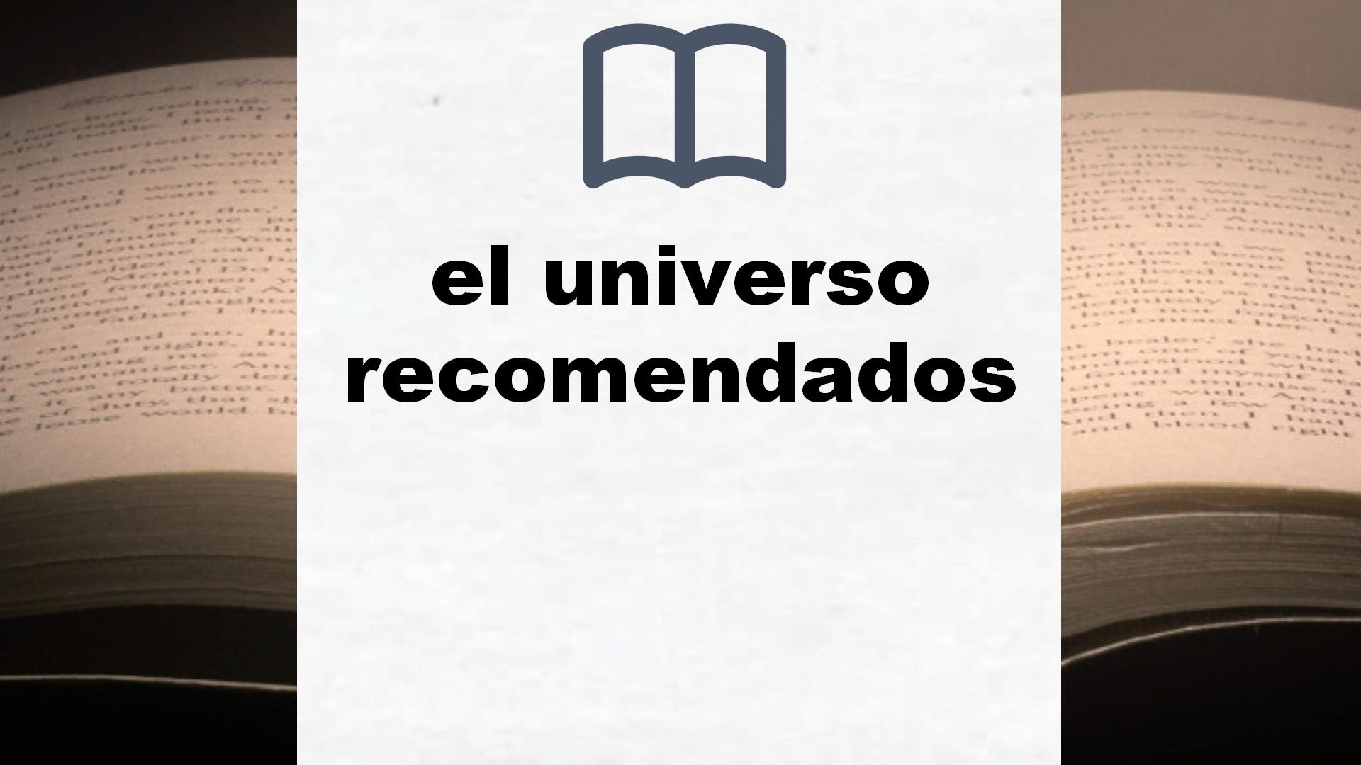 Libros sobre el universo recomendados