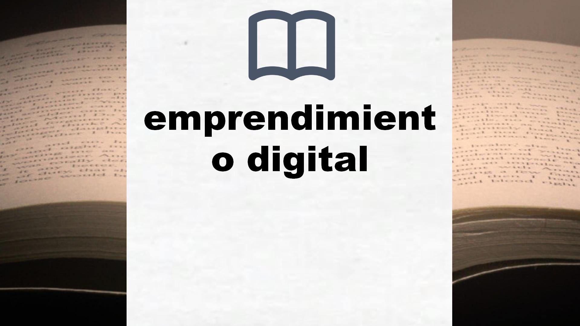 Libros sobre emprendimiento digital