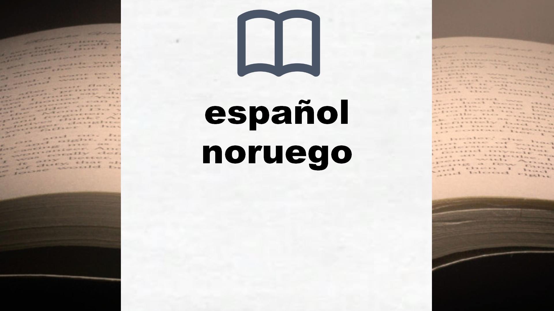 Libros sobre español noruego