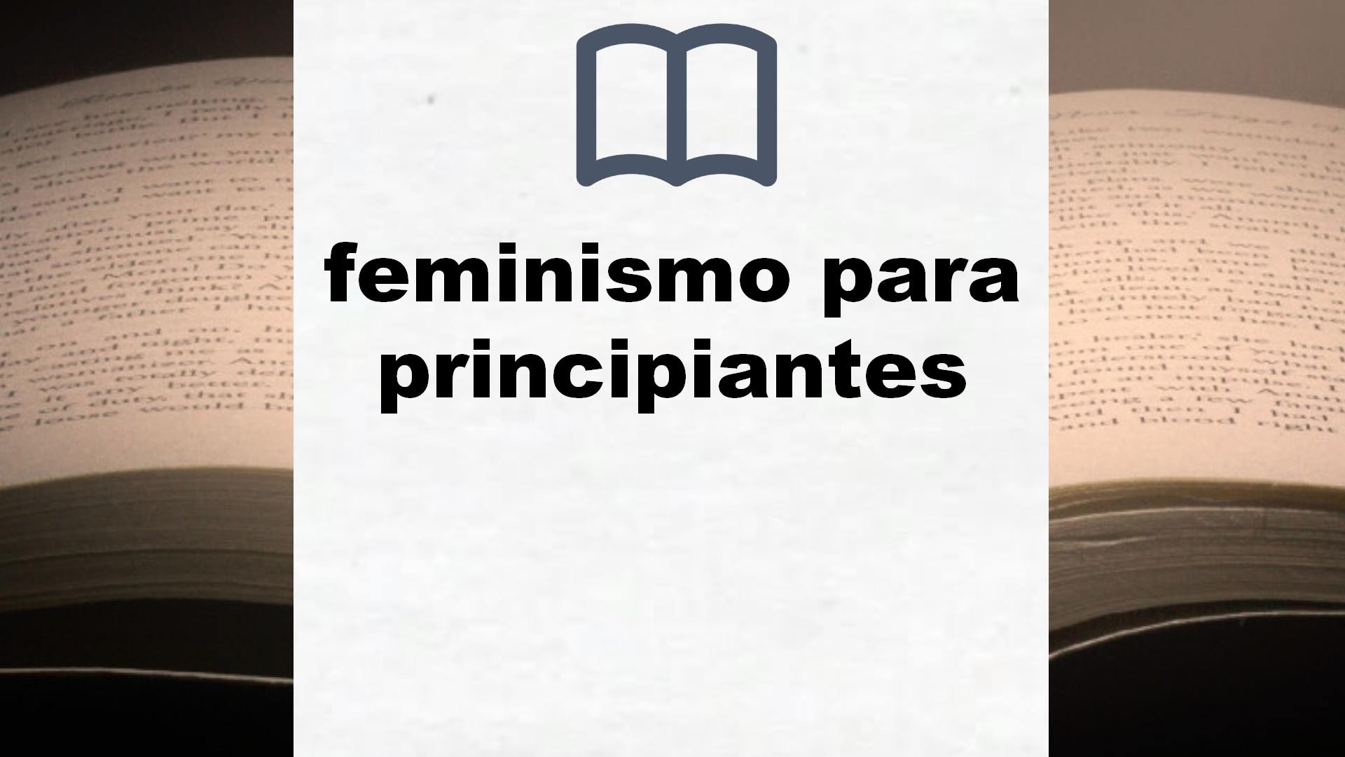 Libros sobre feminismo para principiantes