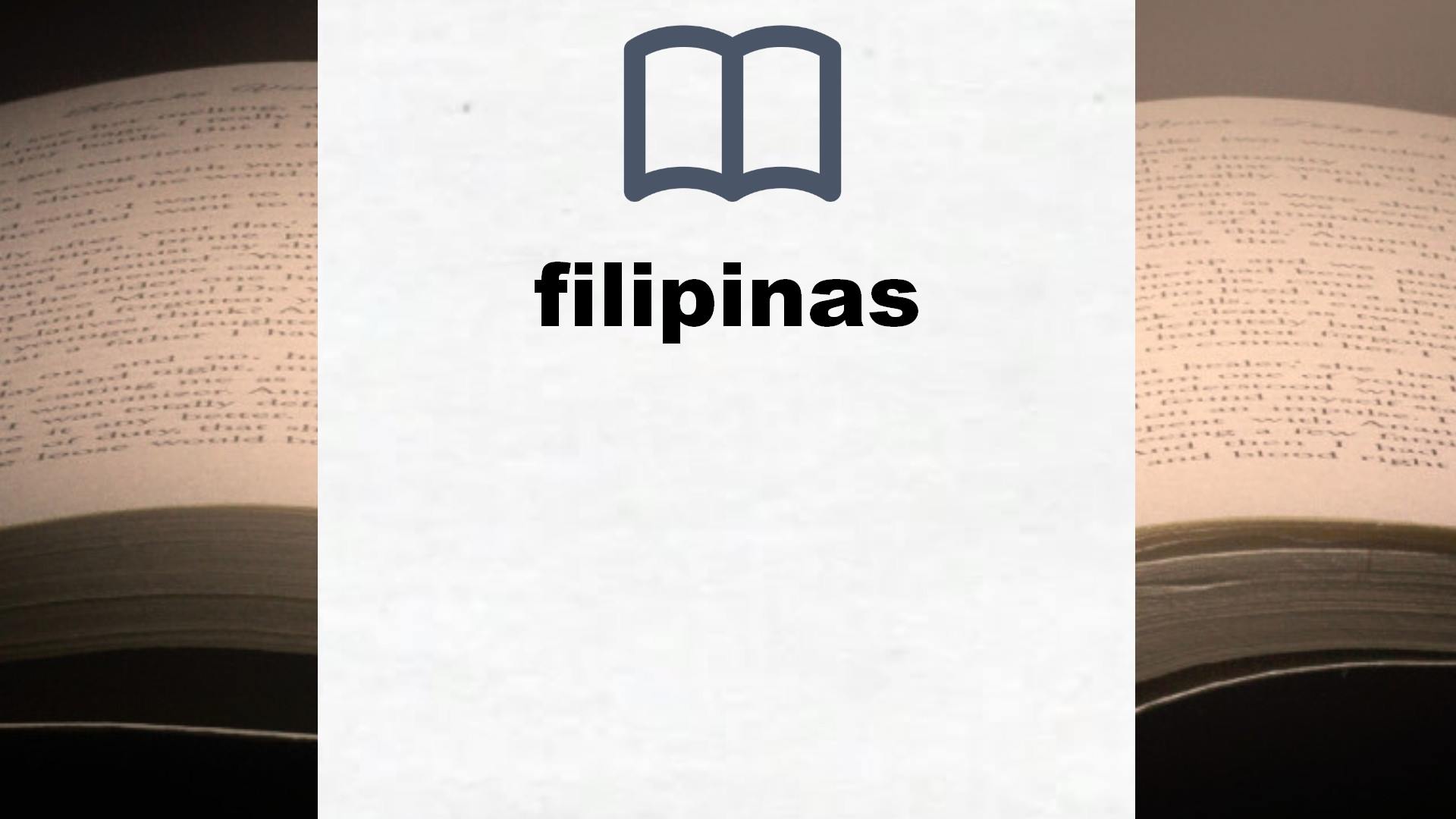 Libros sobre filipinas