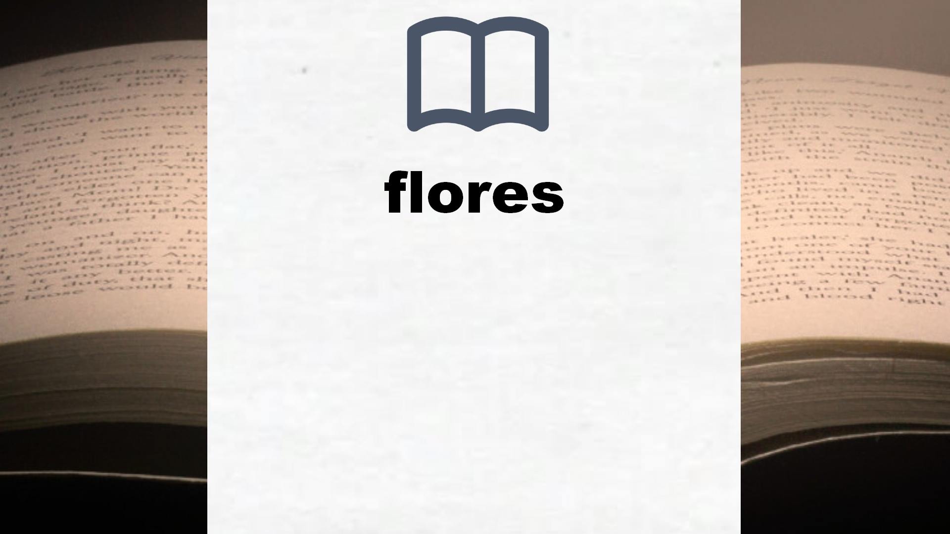 Libros sobre flores