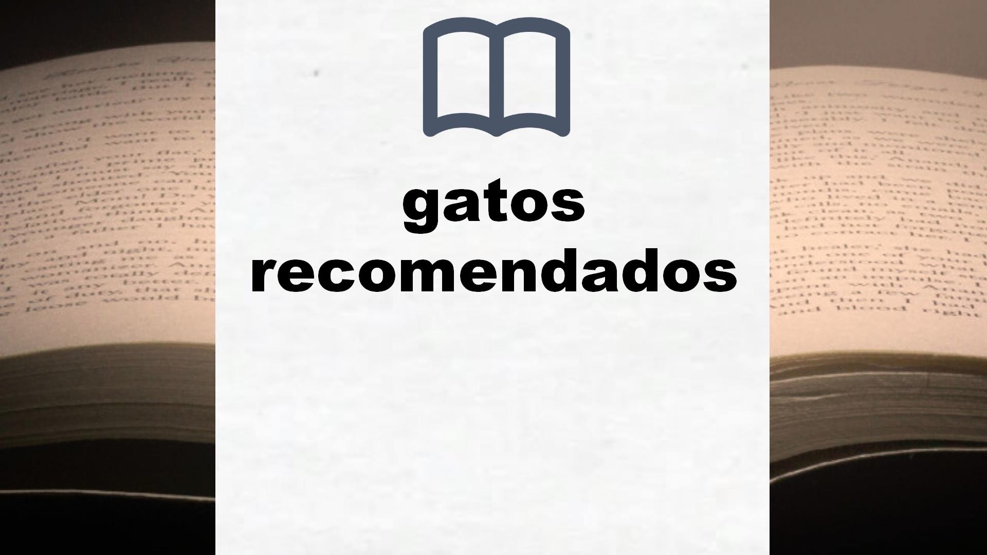Libros sobre gatos recomendados