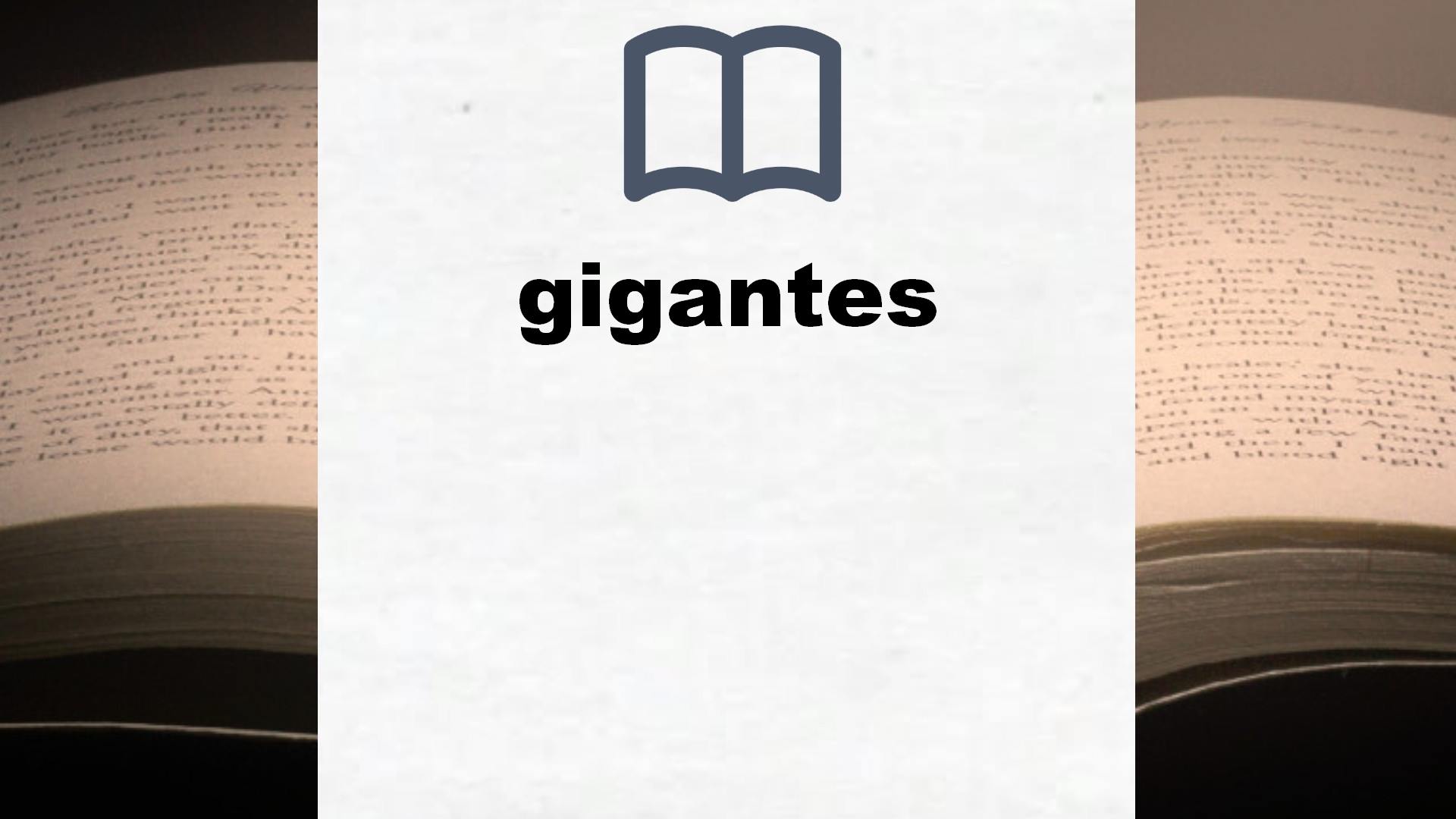 Libros sobre gigantes