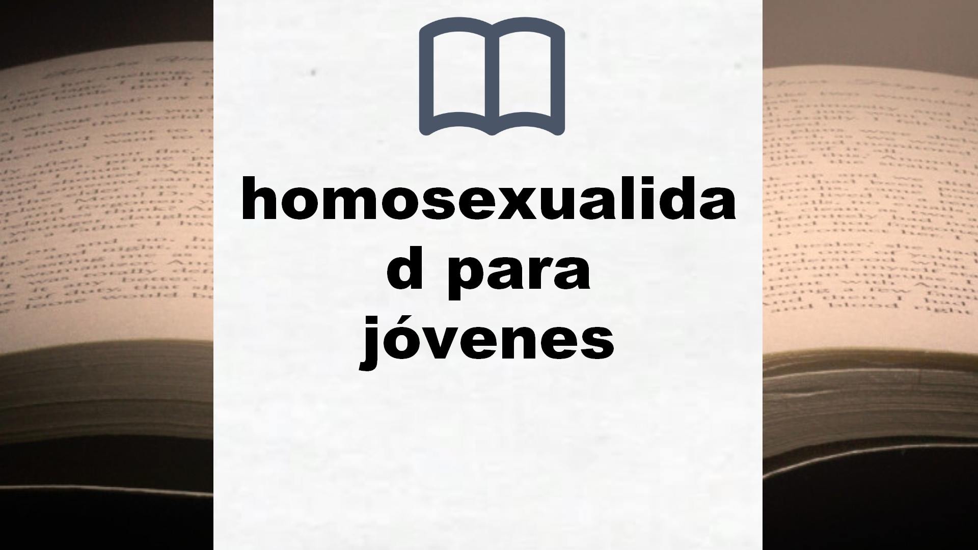 Libros sobre homosexualidad para jóvenes