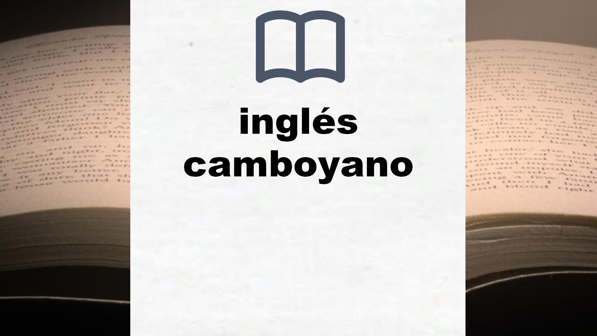 Libros sobre inglés camboyano