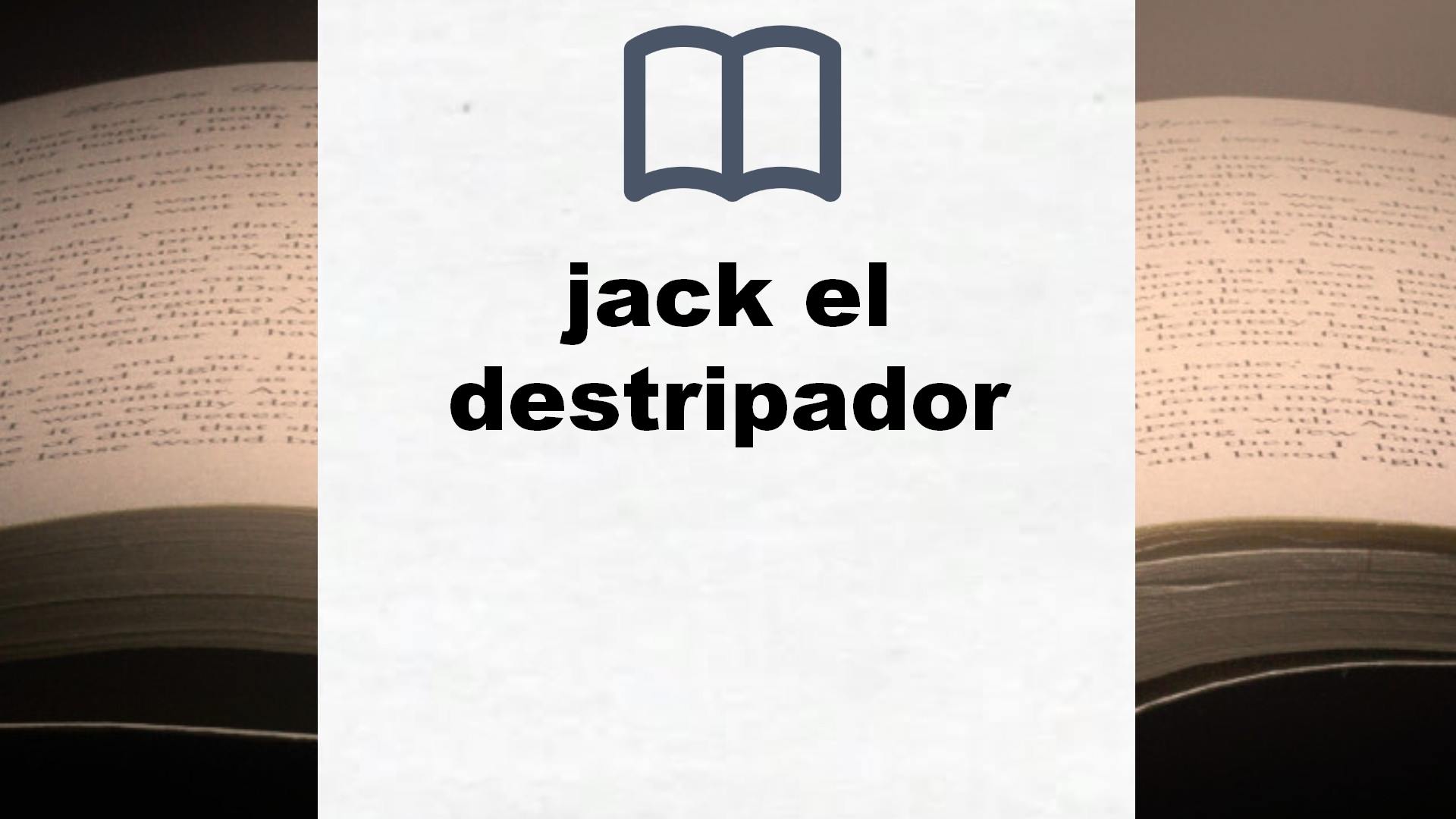 Libros sobre jack el destripador
