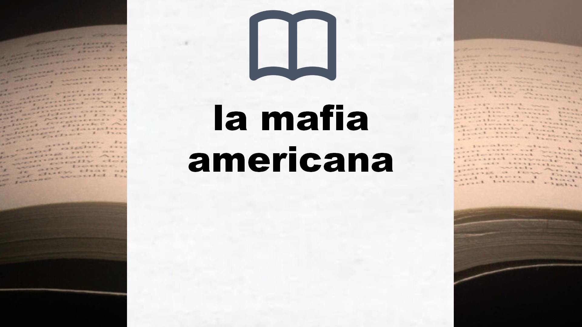 Libros sobre la mafia americana