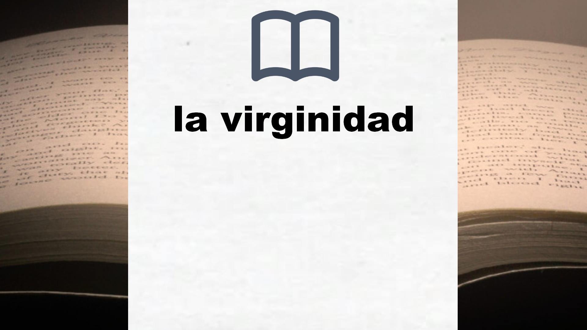Libros sobre la virginidad