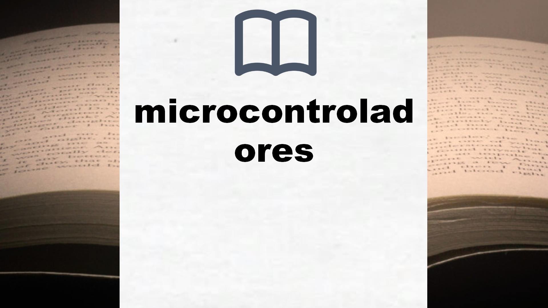 Libros sobre microcontroladores