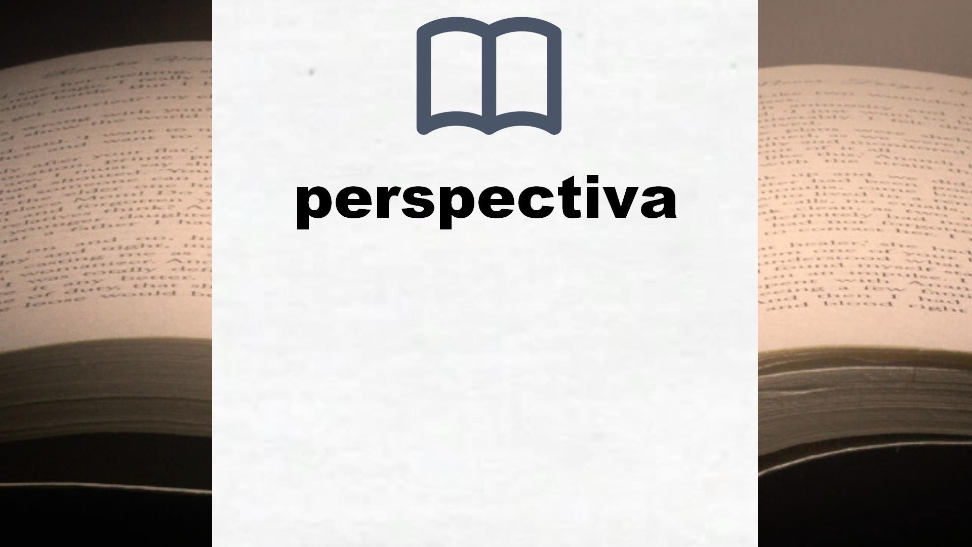 Libros sobre perspectiva