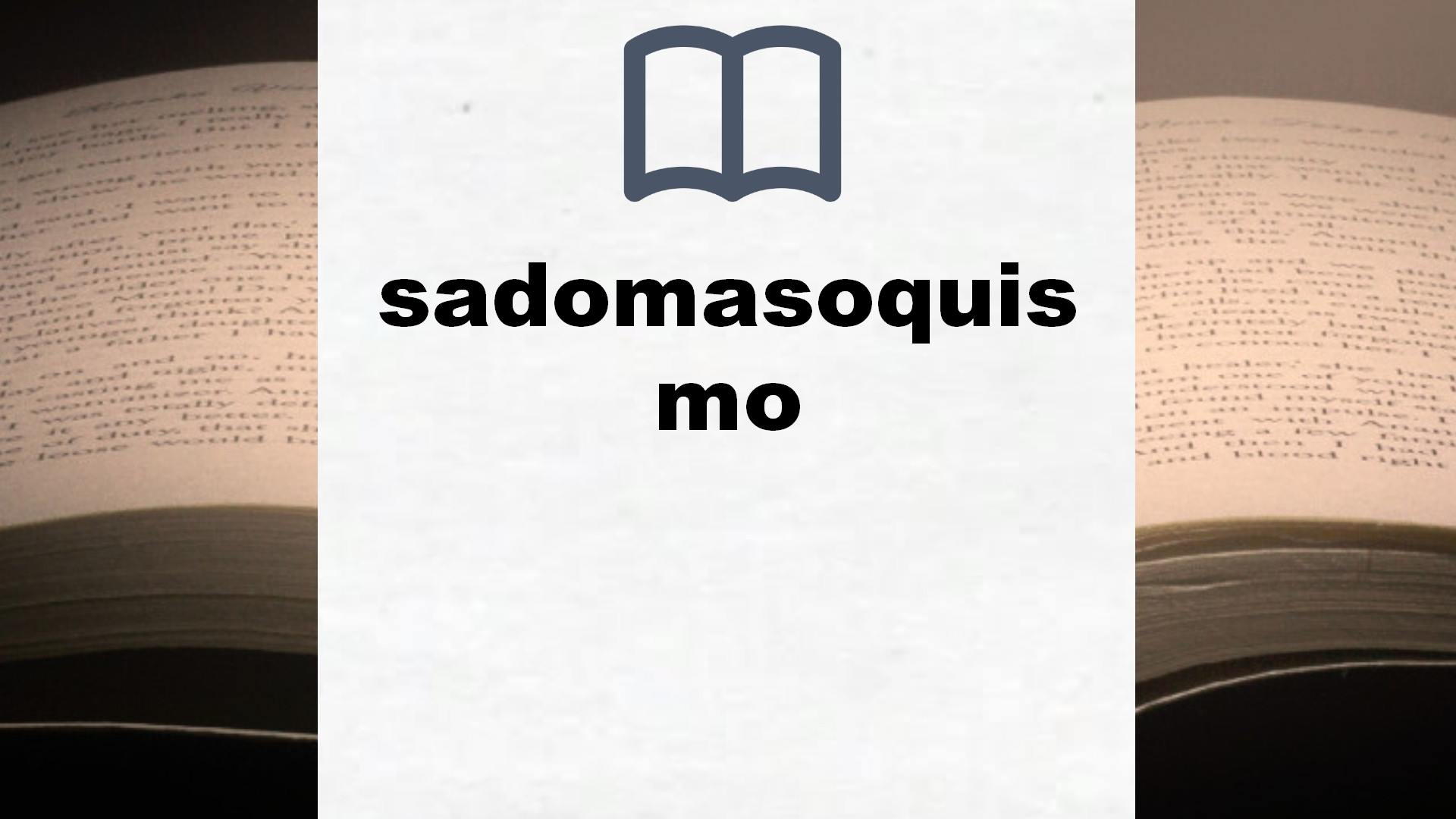 Libros sobre sadomasoquismo