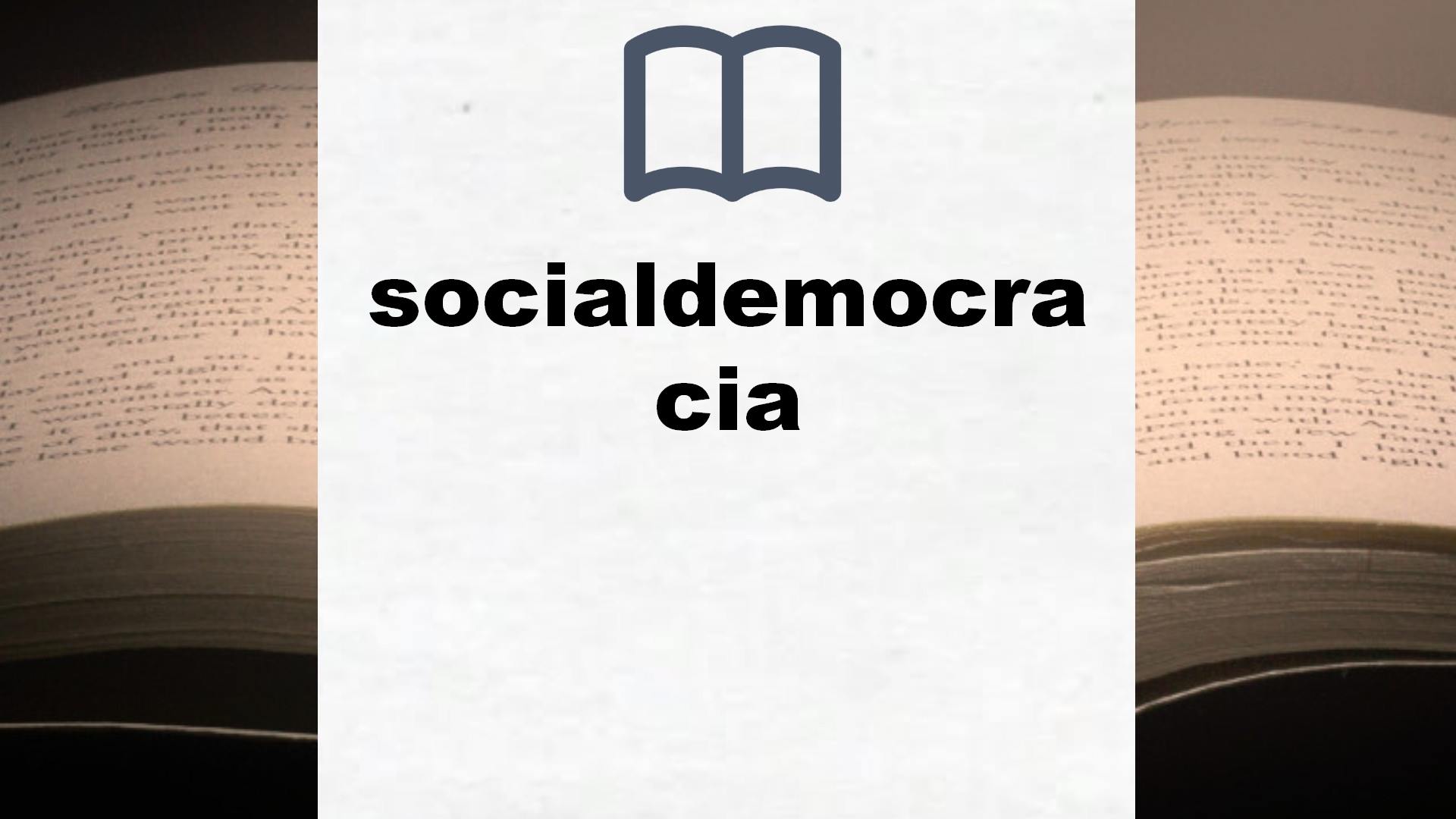 Libros sobre socialdemocracia