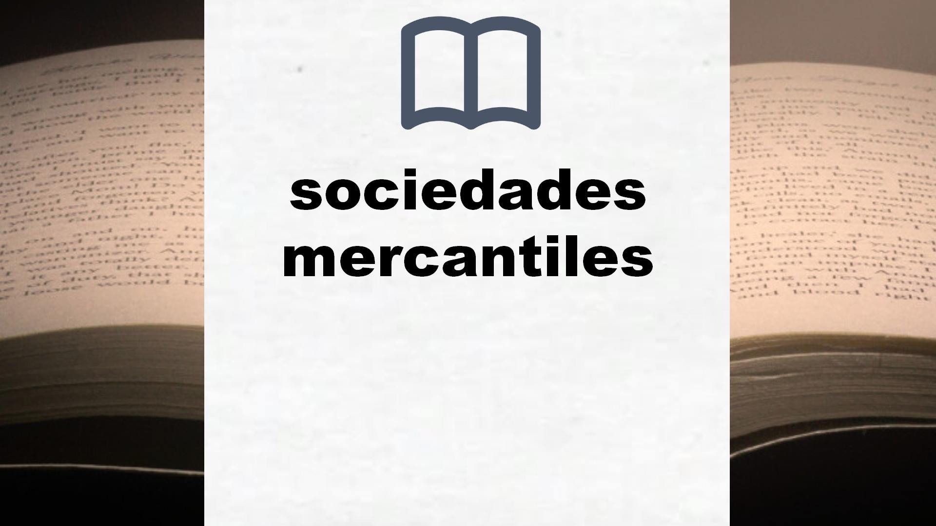 Libros sobre sociedades mercantiles