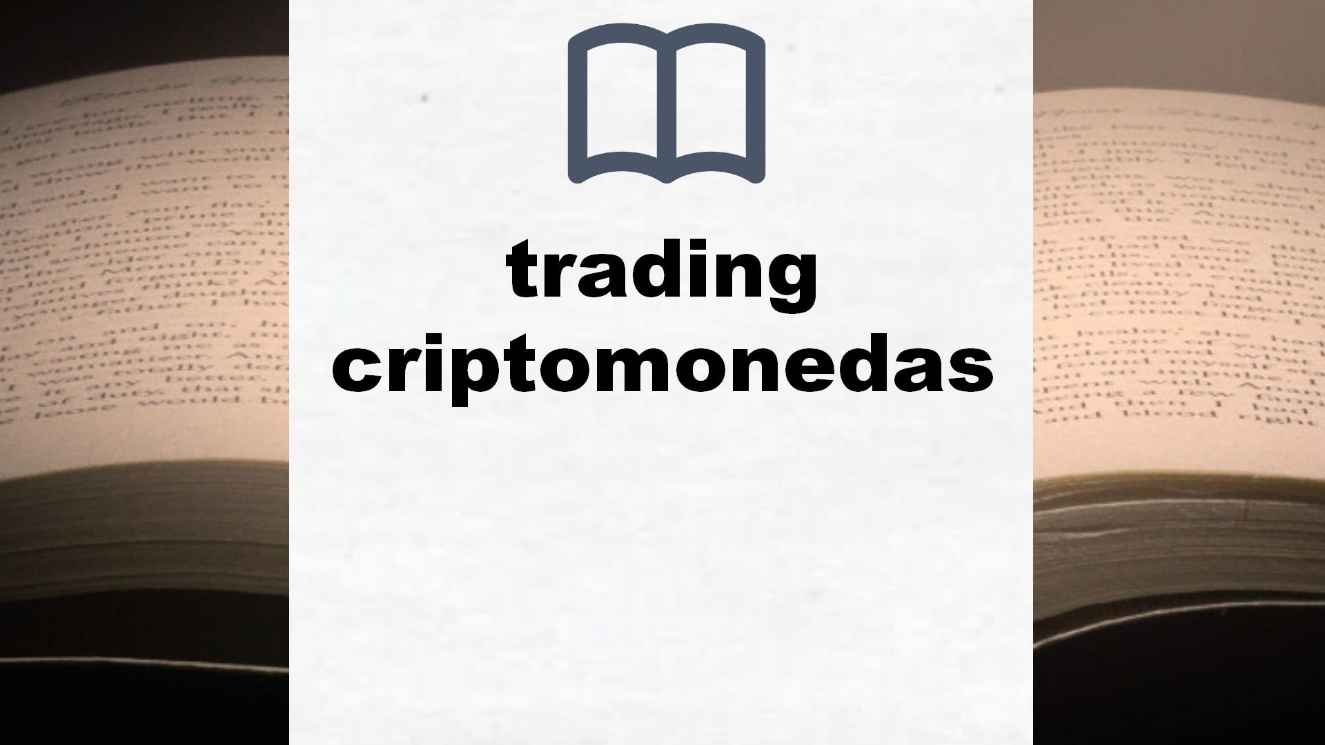Libros sobre trading criptomonedas