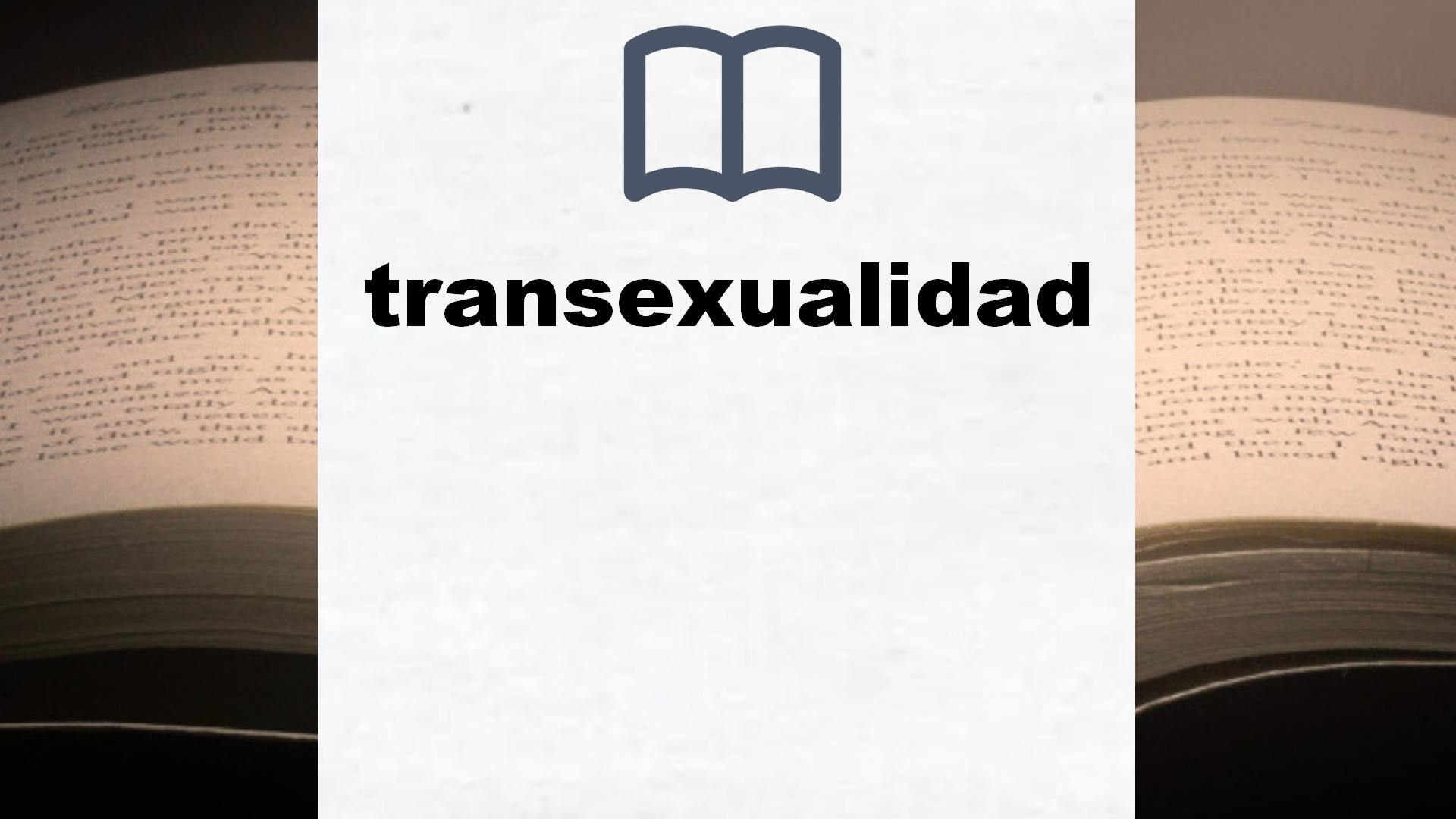 Libros sobre transexualidad