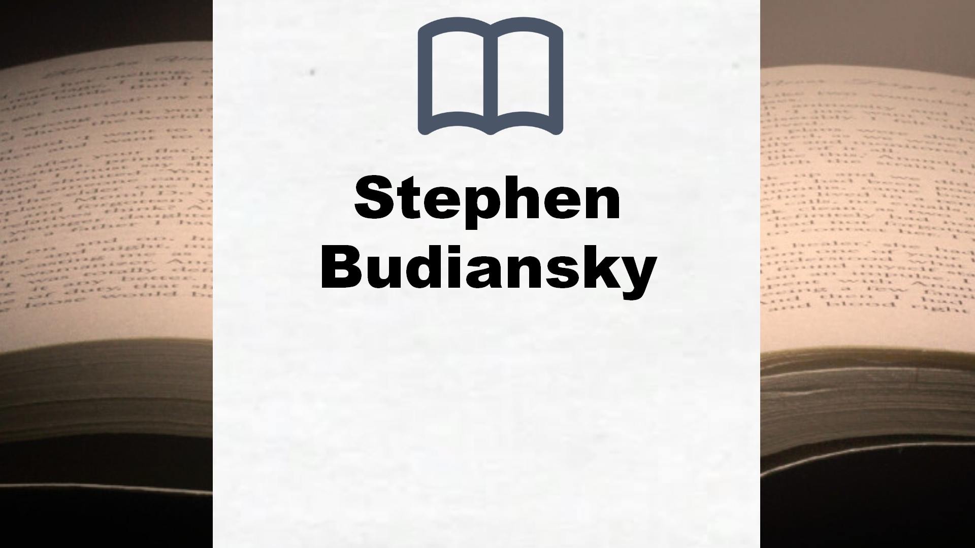 Libros Stephen Budiansky