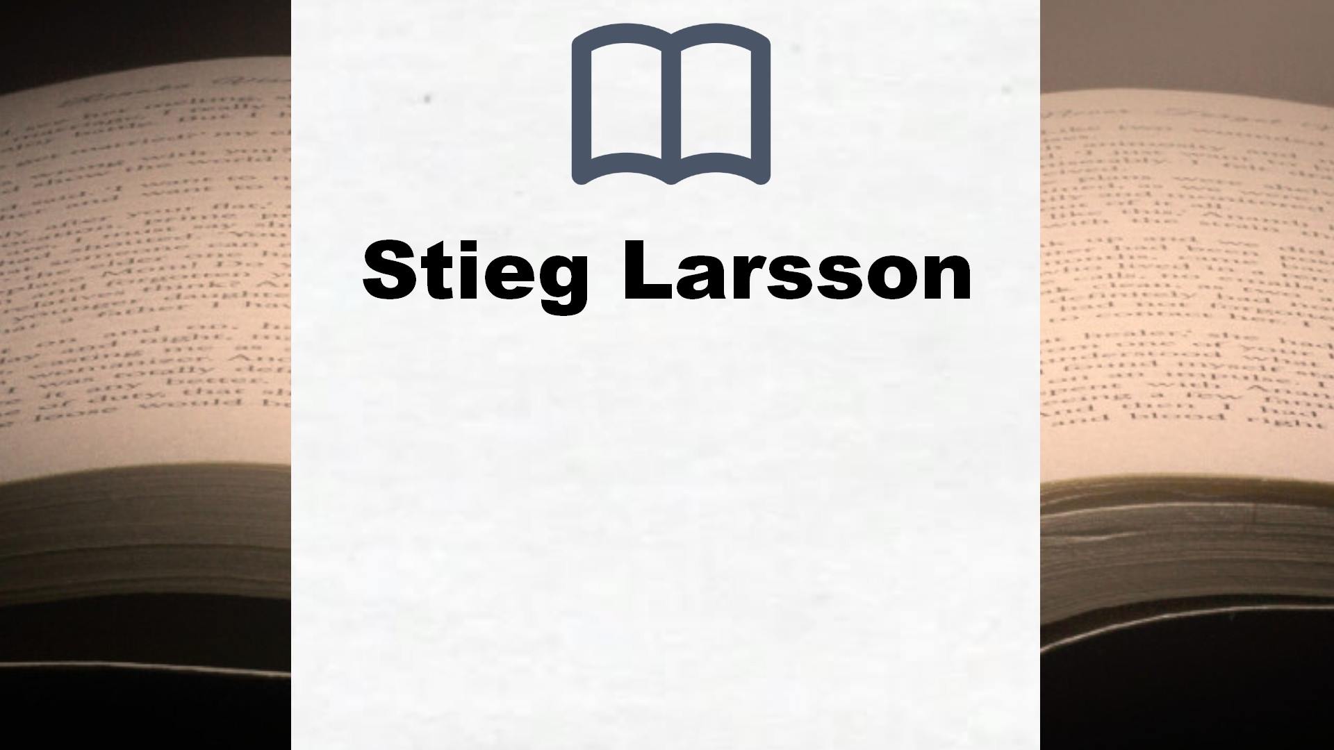 Libros Stieg Larsson
