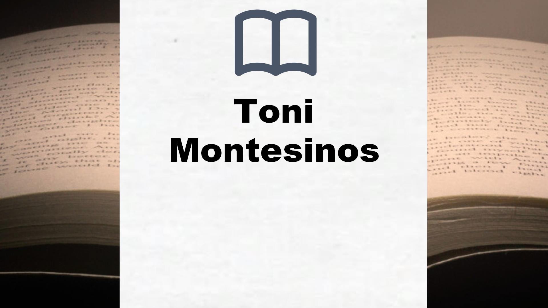 Libros Toni Montesinos