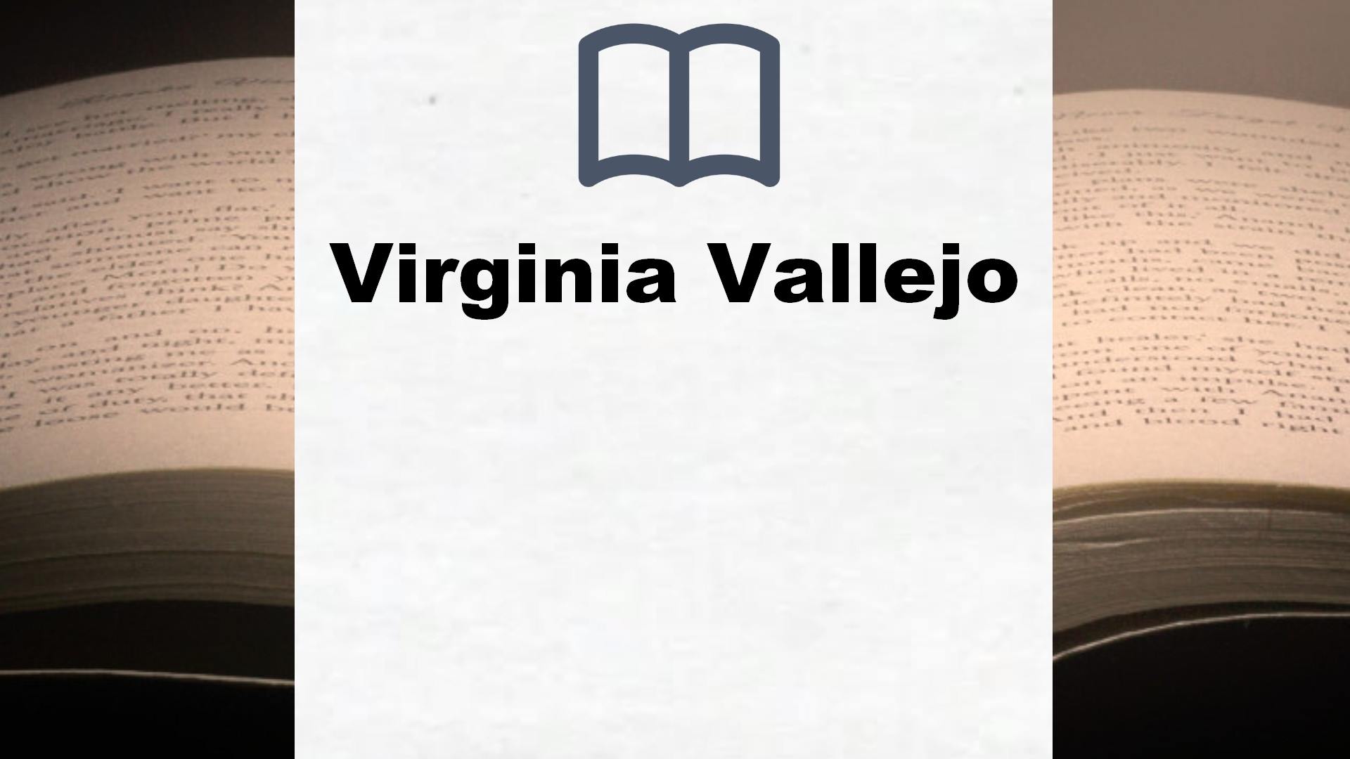Libros Virginia Vallejo