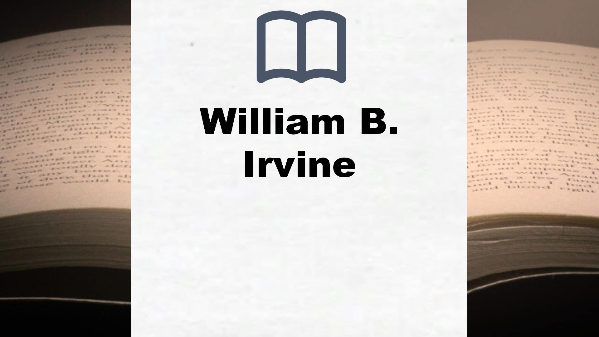 Libros William B. Irvine