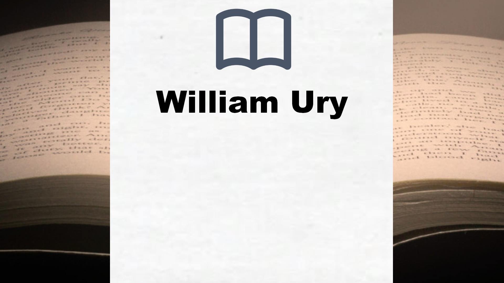 Libros William Ury