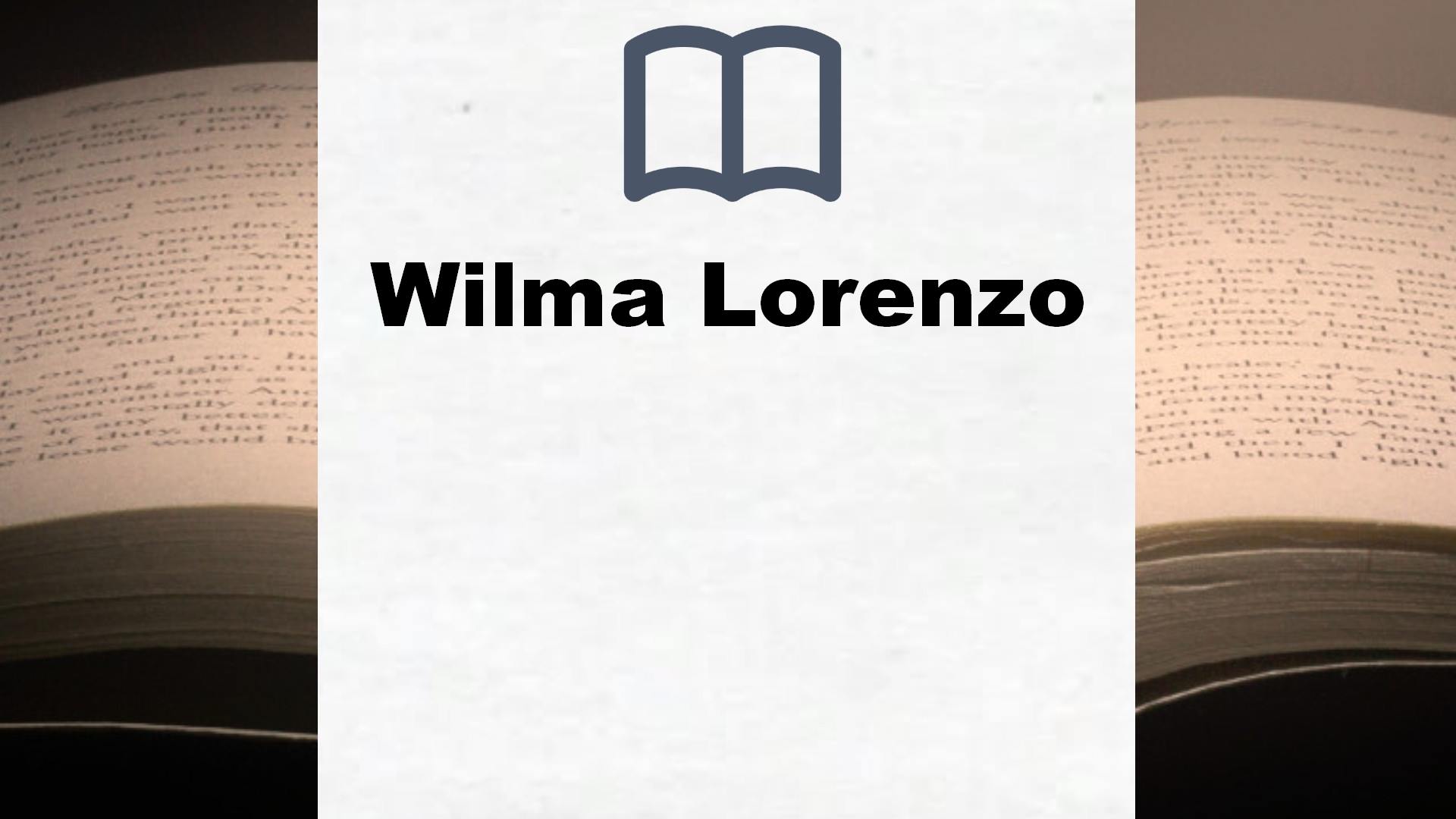 Libros Wilma Lorenzo