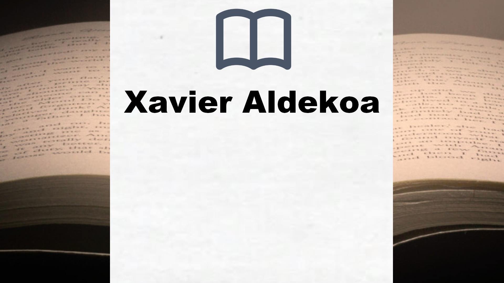Libros Xavier Aldekoa