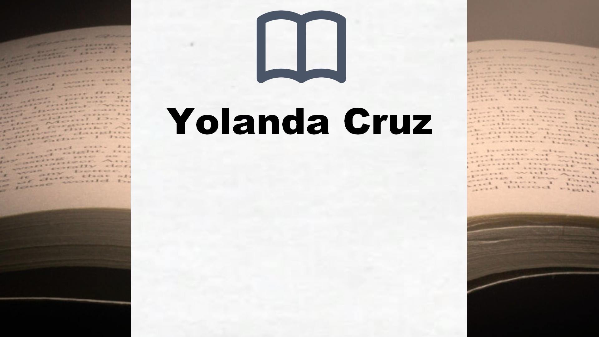 Libros Yolanda Cruz