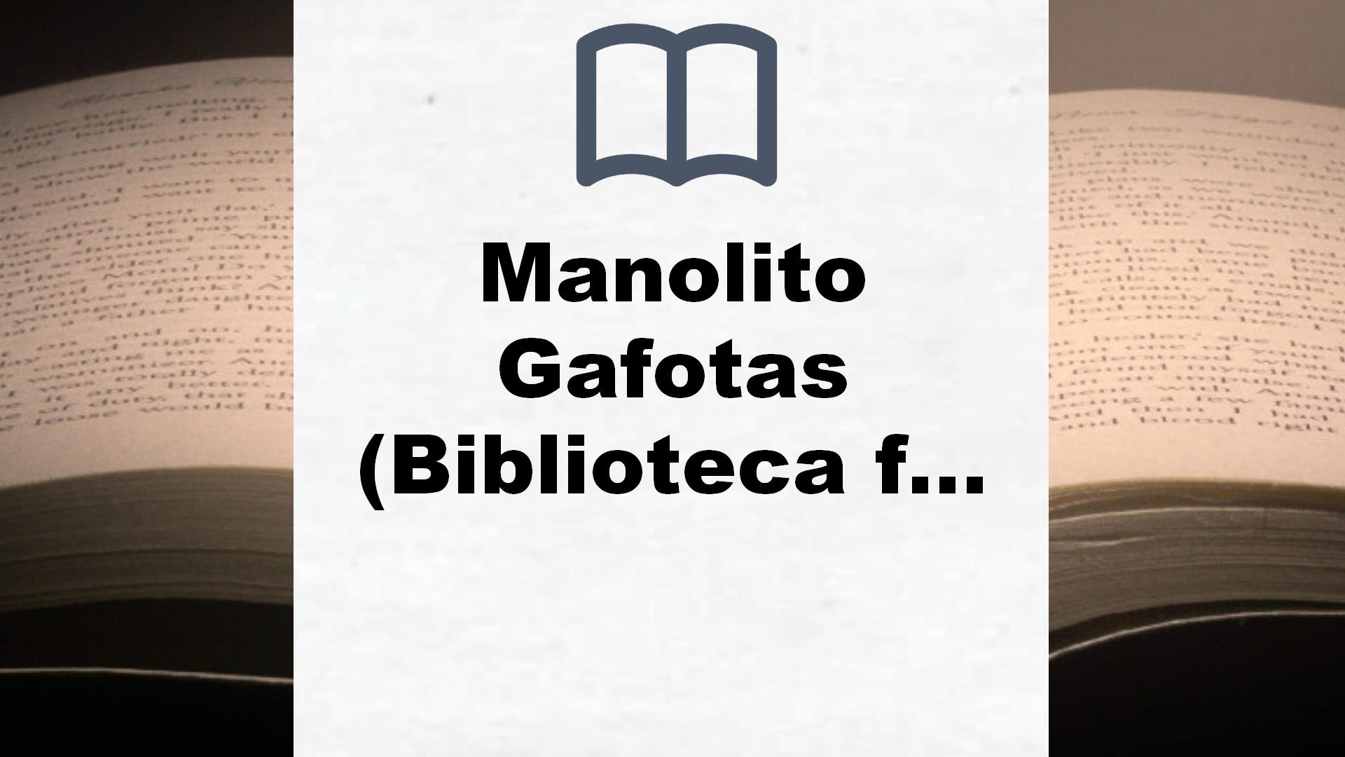 Manolito Gafotas (Biblioteca furtiva) – Reseña del libro